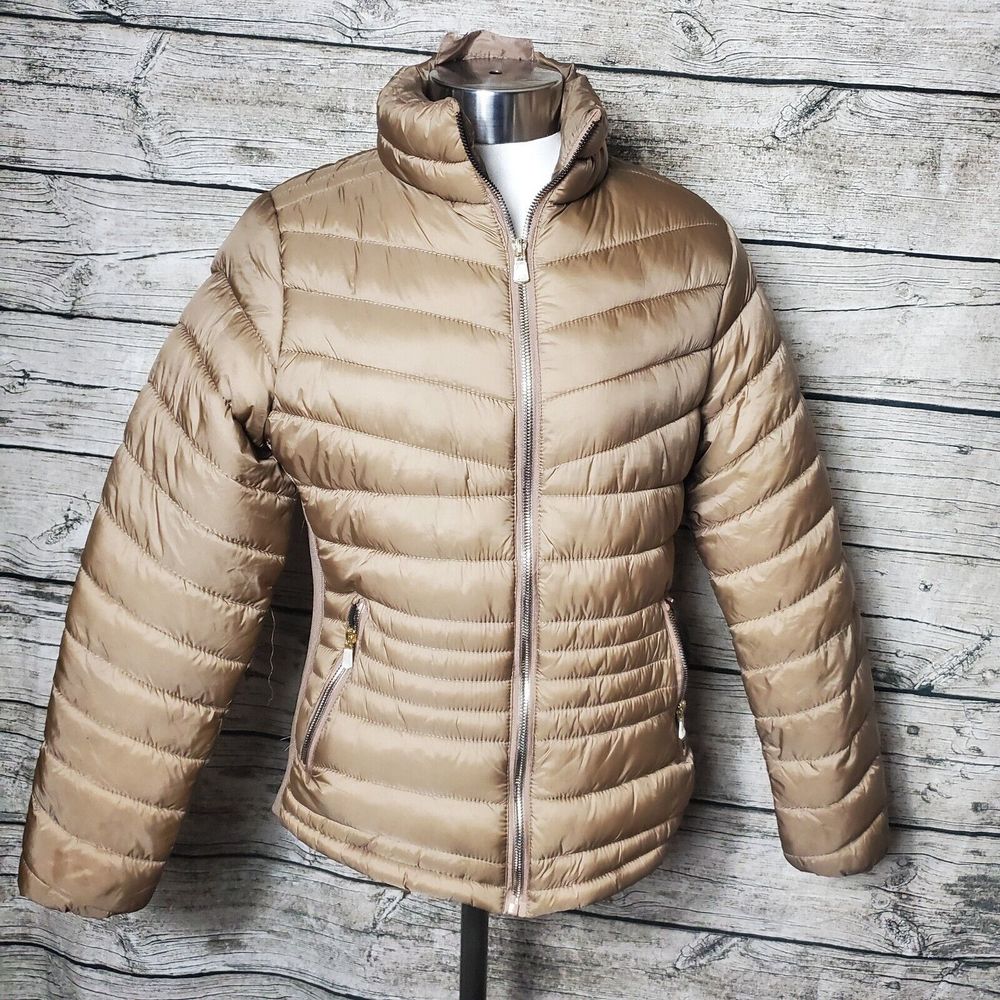 Junior's GIOVANNI GALI Warm Puffer Jacket,Puffy Winter Coat Size Medium